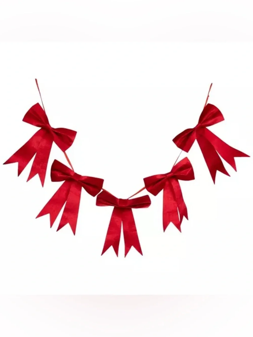 Velvet Bow Garland